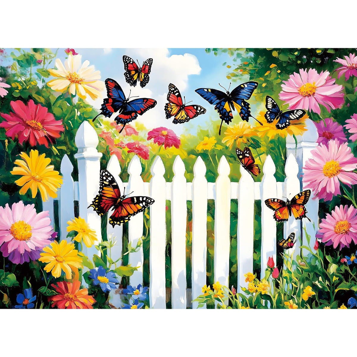VOLUVOLU flower puzzle 300 pieces for relaxing garden-inspired recreation