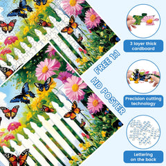 VOLUVOLU high-precision cutting puzzle ensures tight interlocks and smooth assembly