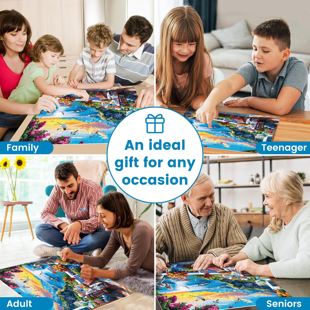 Voluvolu mountain flowers puzzle providing an engaging challenge for family nights.