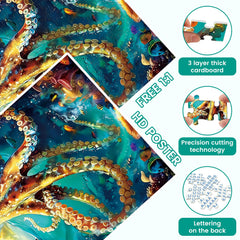 VOLUVOLU puzzle poster included for easy reference during assembly.