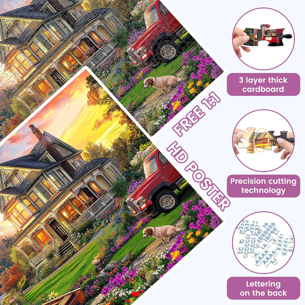 VOLUVOLU puzzle includes a reference poster for easy guidance