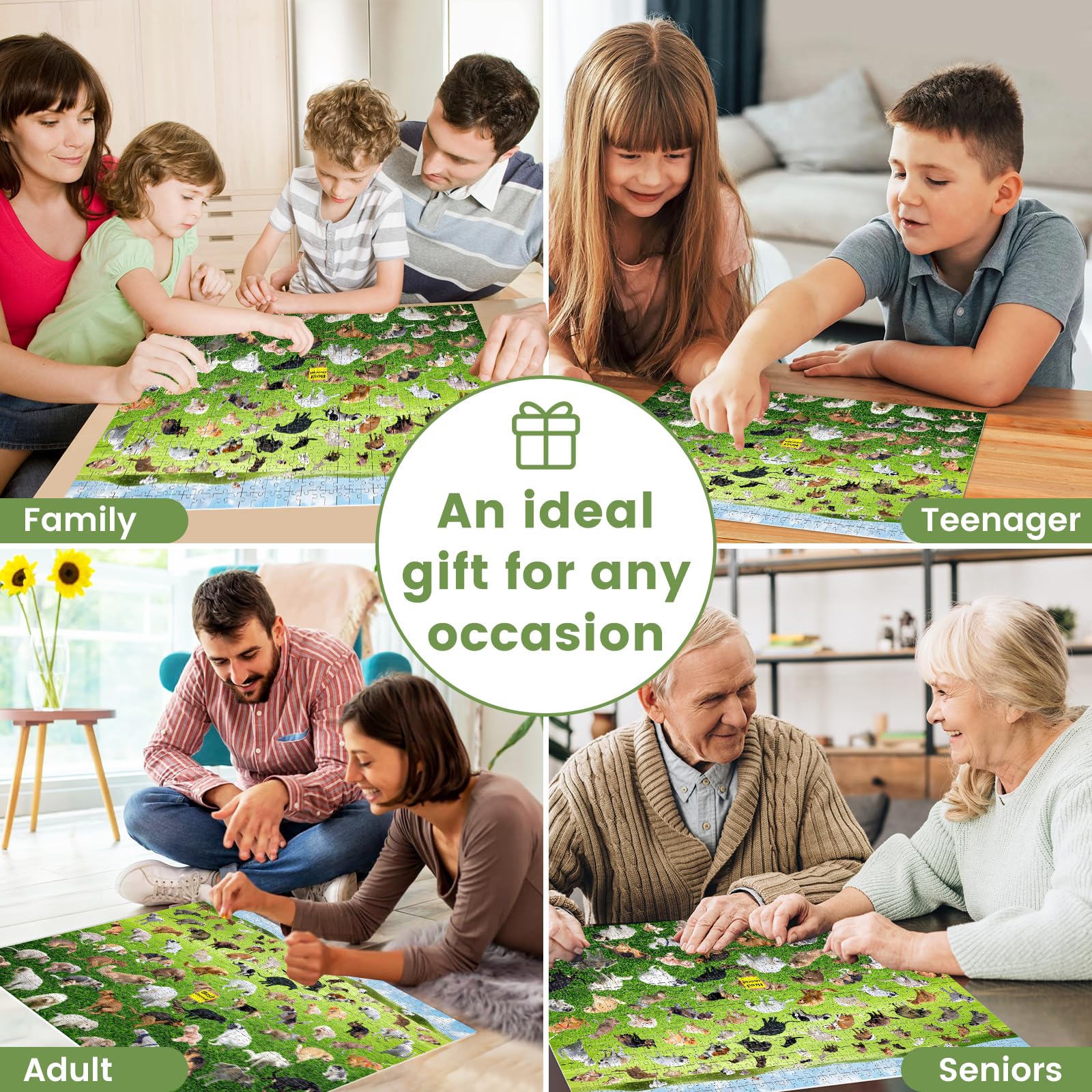 VOLUVOLU Puzzle with Colorful Lamination delivers vivid colors and durability.