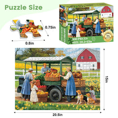 VOLUVOLU red barn and fields evoke nostalgic farm vibes for cozy evenings.