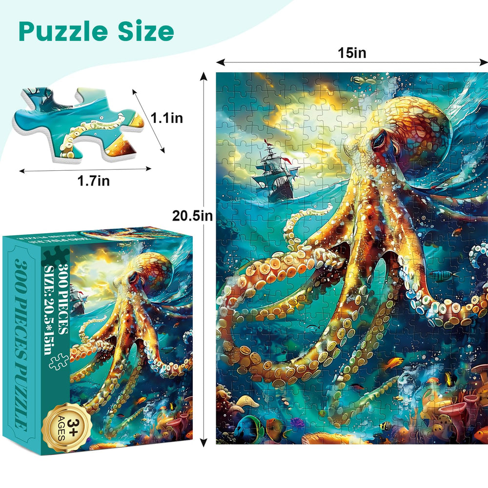 VOLUVOLU sailboat amid waves puzzle scene for a challenging family night.