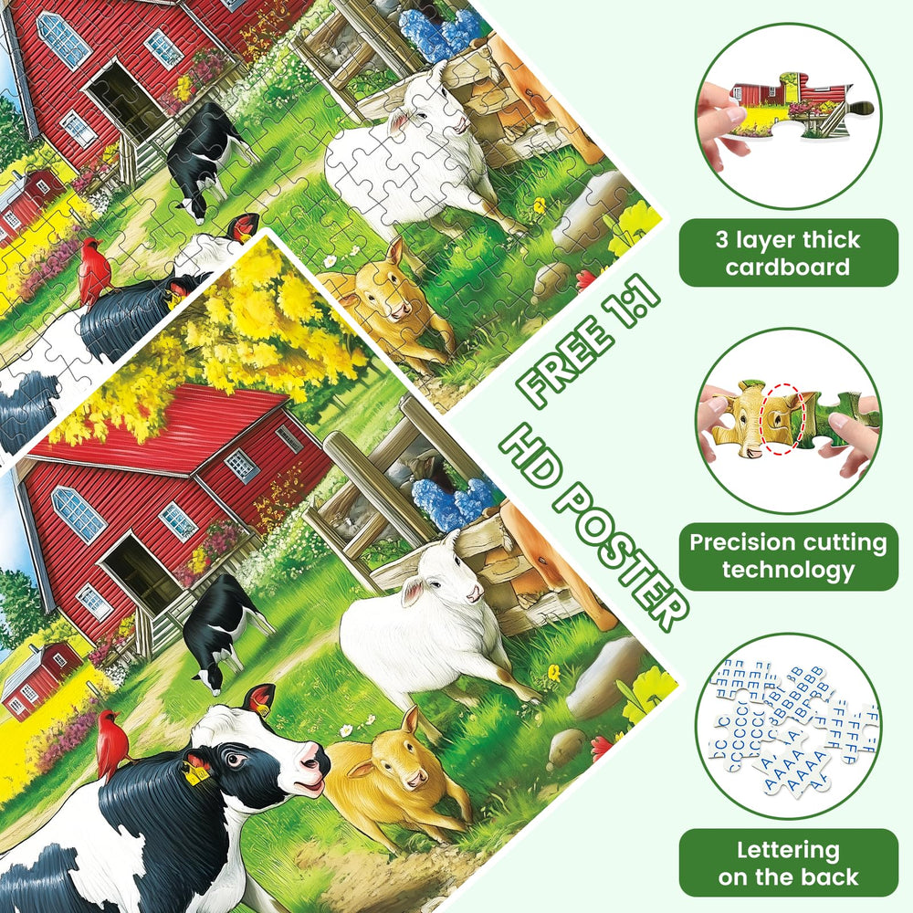 VOLUVOLU gift-ready box makes the pasture cows puzzle an ideal present.