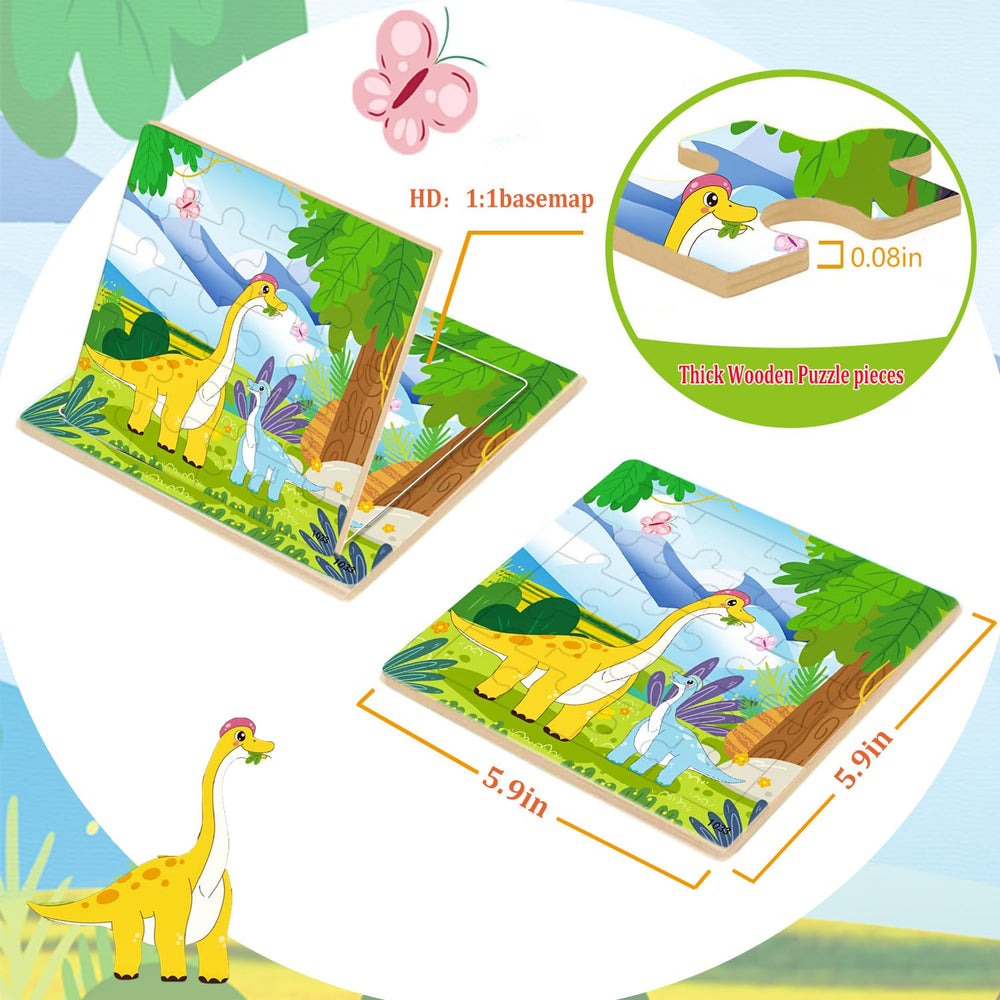 VOMYOZB dinosaur wooden puzzle sparks imaginative problem-solving adventures