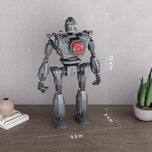 VONADO Iron Robot articulated joints enable dynamic posing and lifelike action.