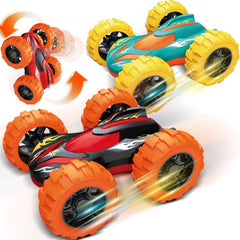 VONZAWAY double-sided flip monster truck reveals a new color with each flip during play.