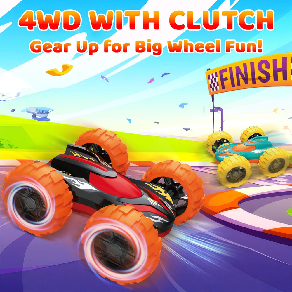 VONZAWAY four-wheel-drive clutch enables stunts and obstacle crossings.