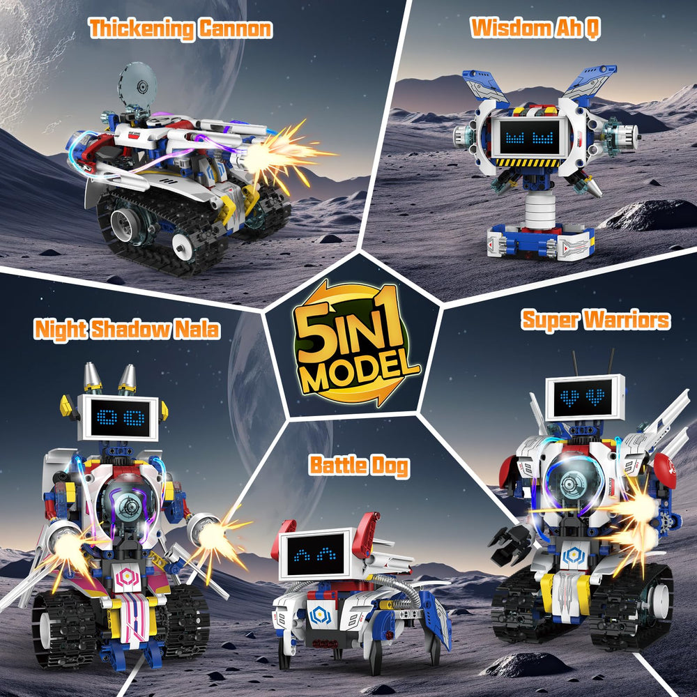 VOPOGLNE app interface view shows easy robot control and programming options.