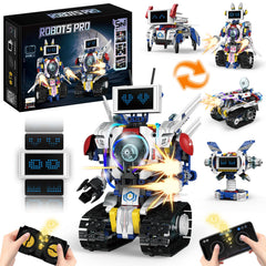 VOPOGLNE eye-display robot with dynamic LEDs for expressive play and learning.