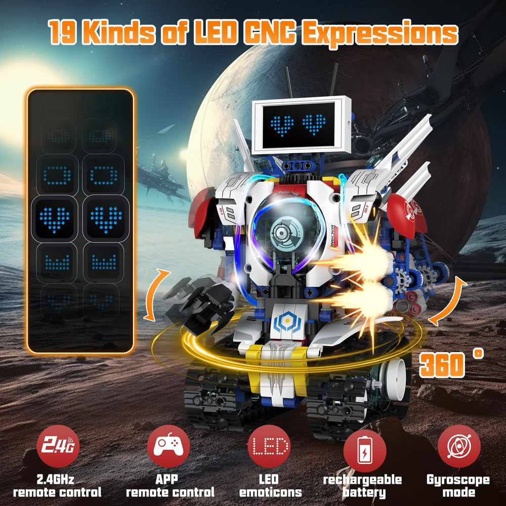 VOPOGLNE remote-control module enables precise robot steering and movement.