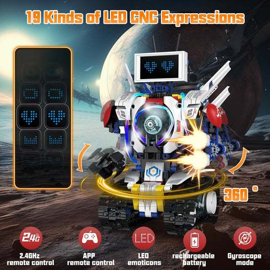 VOPOGLNE remote-control module enables precise robot steering and movement.