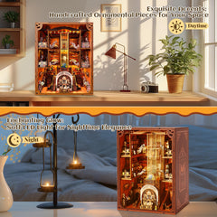 VORATHIS Book Nook Kit—durable materials ensure lasting, hobby-friendly assembly.