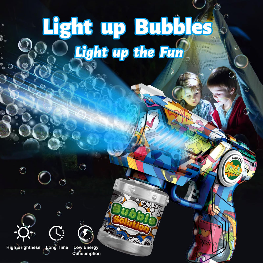 Graffiti-style VORBLIX bubble gun adds unique cool look
