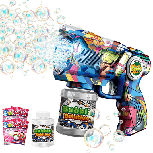 VORBLIX Bubble Gun with LED front view for vibrant outdoor play sessions