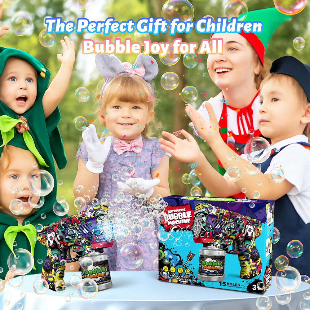 VORBLIX bubble gun gift set ideal for celebrations and parties