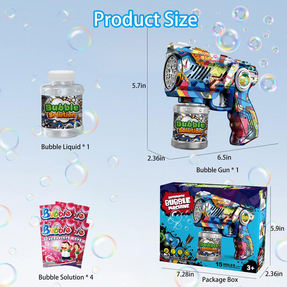 Safe ABS material used in VORBLIX bubble gun for durable use