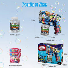 Safe ABS material used in VORBLIX bubble gun for durable use
