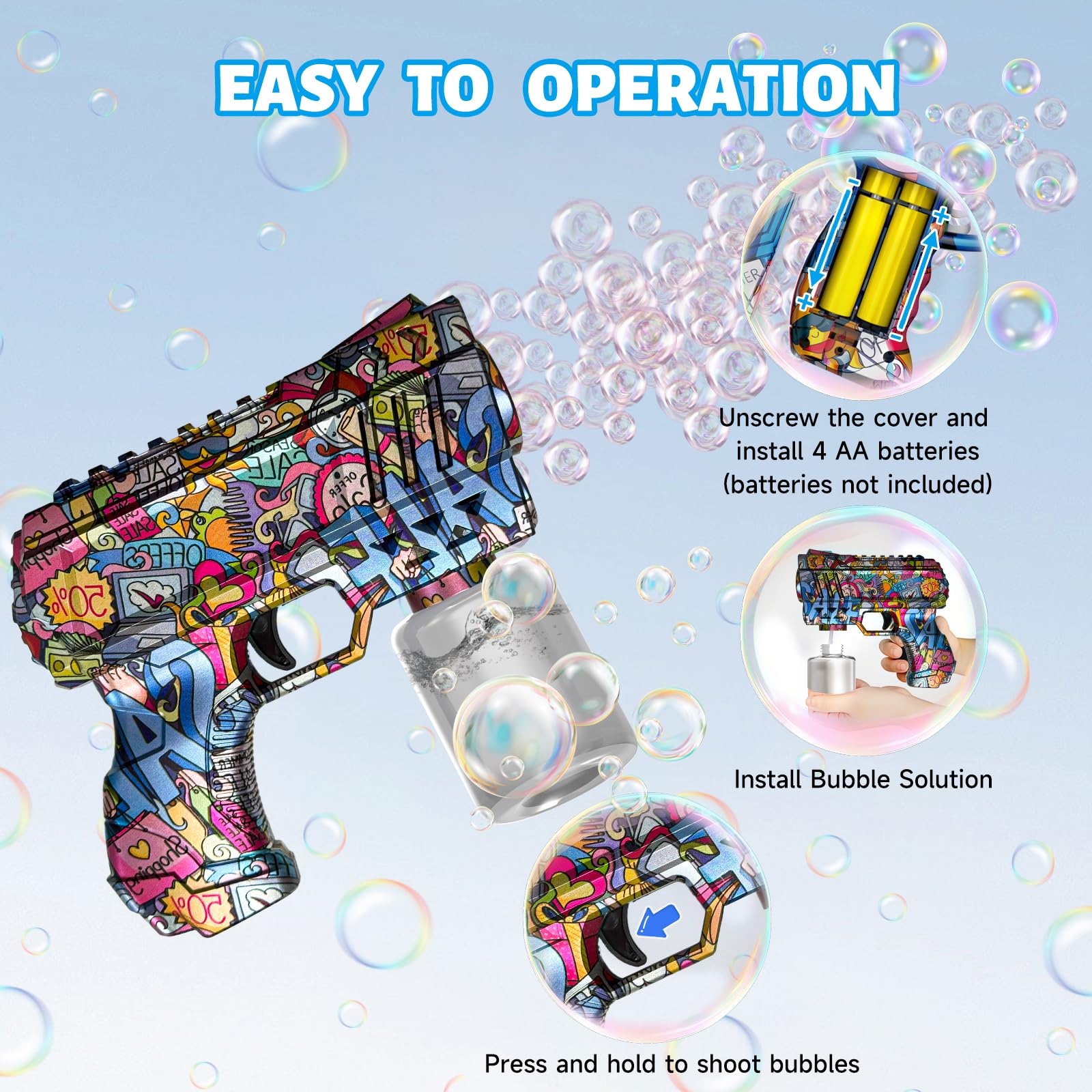 VORBLIX bubble gun used as a party favor at a children’s event