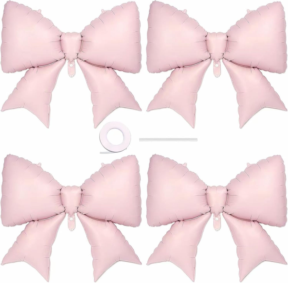 Vorplick giant pink bow balloon 38in as a bold centerpiece for celebrations