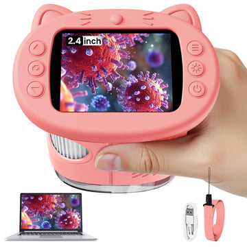 Vorth Kids Microscope with compact housing for safe, easy handling.