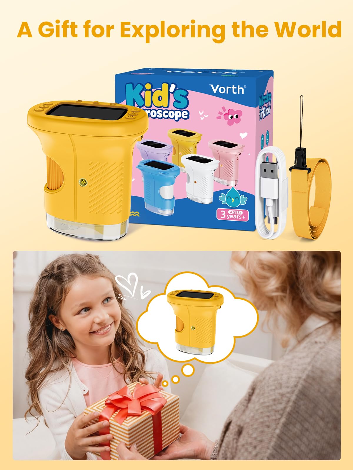 Vorth educational gift idea for ages 3+ during holidays and birthdays.