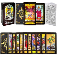 VOVOH Tarot deck holographic cards with vivid visuals for intuitive readings.