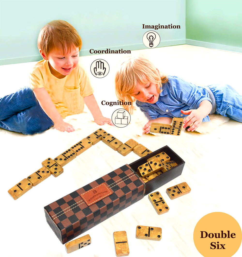 Vovotuzzi Dominoes offer creative play options beyond classic dominoes.