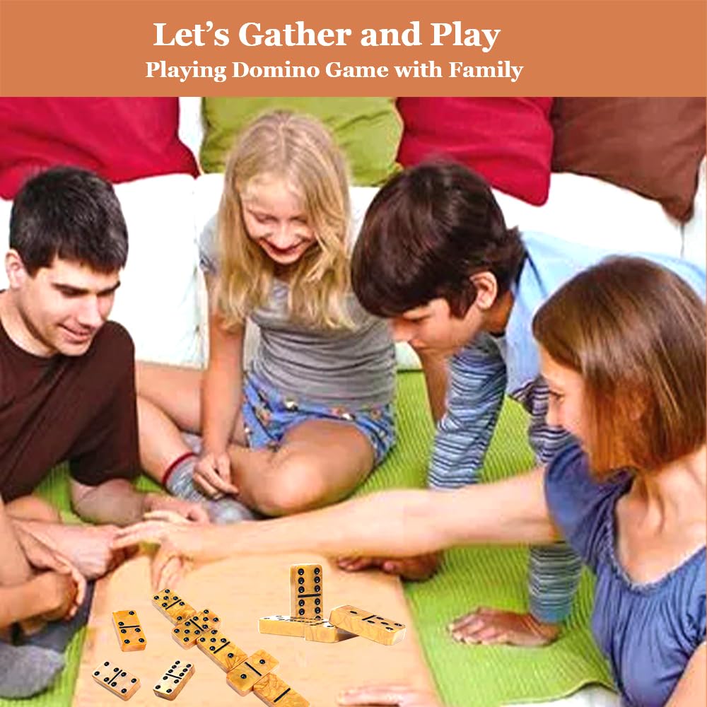 Vovotuzzi Dominoes family game night enhances social interaction.