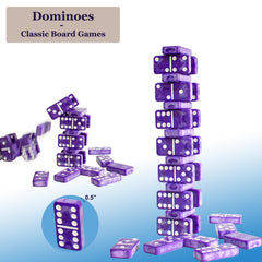 Vovotuzzi dominos in a family night setup for group fun