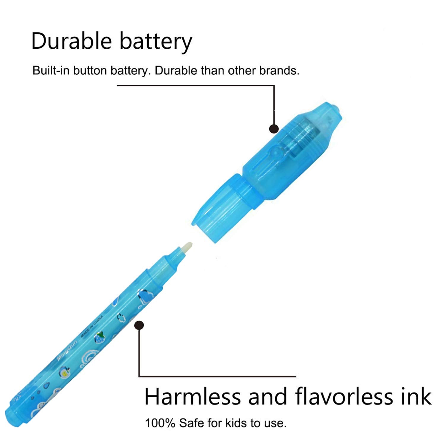 VOVRU Batteries included keep pens ready to use.