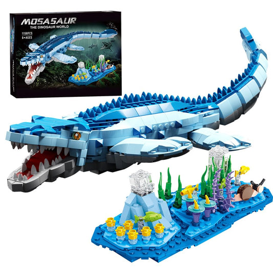 Voxifyx 1158-pcs dinosaur building blocks set for creative play and STEM learning