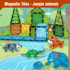 Voxifyx magnetic tiles baby elephant: adorable companion fuels fine motor skills during construction.
