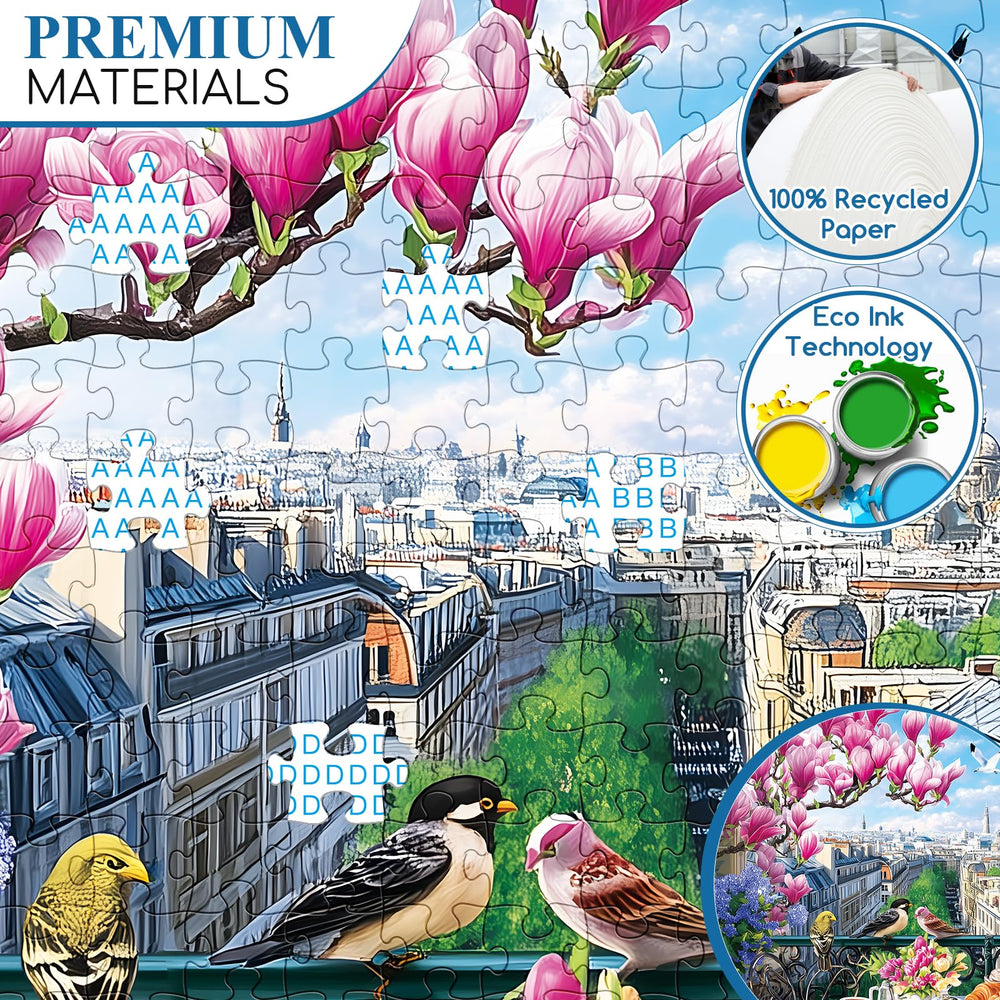 VoYouTwo Eiffel Tower puzzle captures Paris for challenging breaks and display.