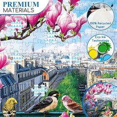 VoYouTwo Eiffel Tower puzzle captures Paris for challenging breaks and display.