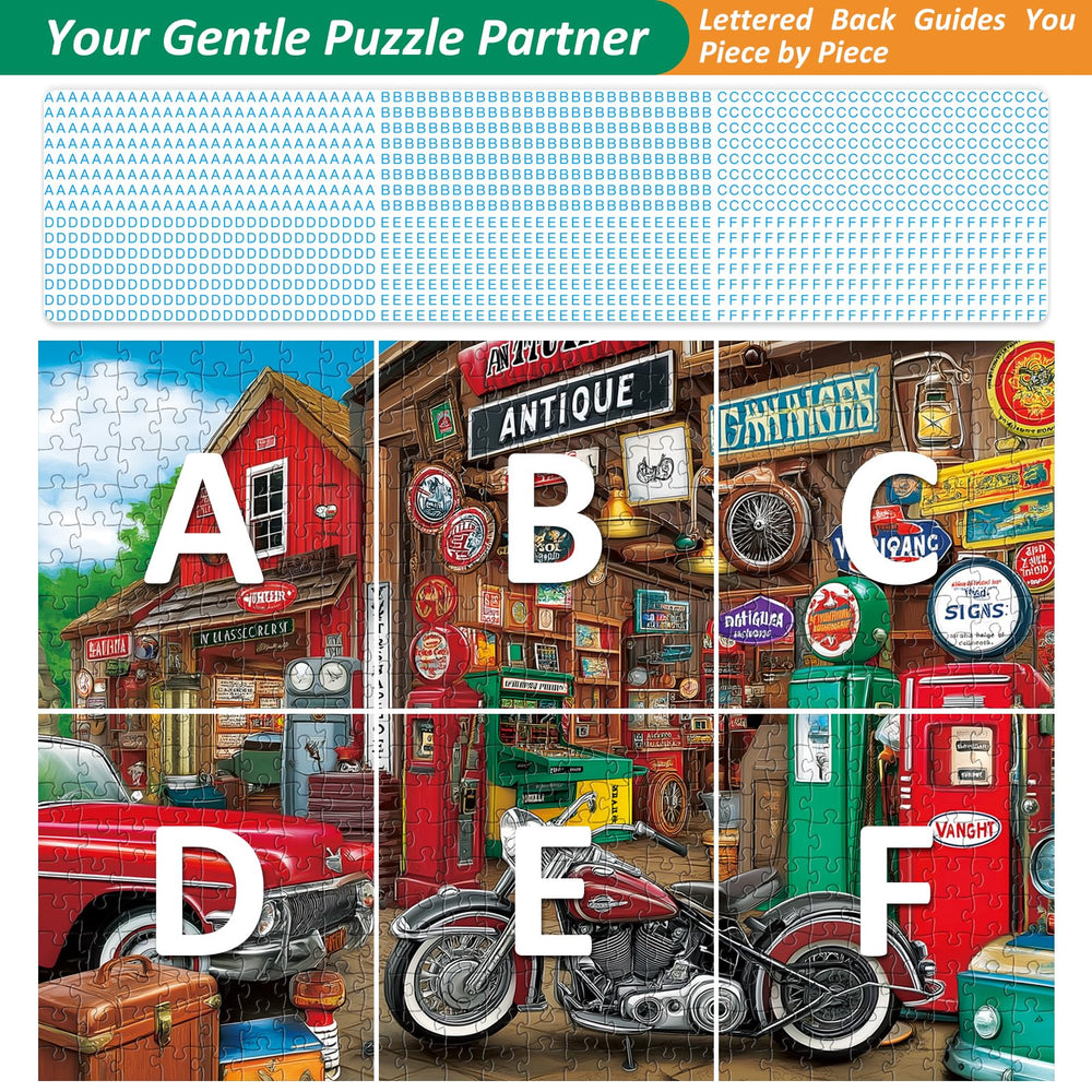 VoYouTwo gold foil print on puzzle adds a premium visual touch.