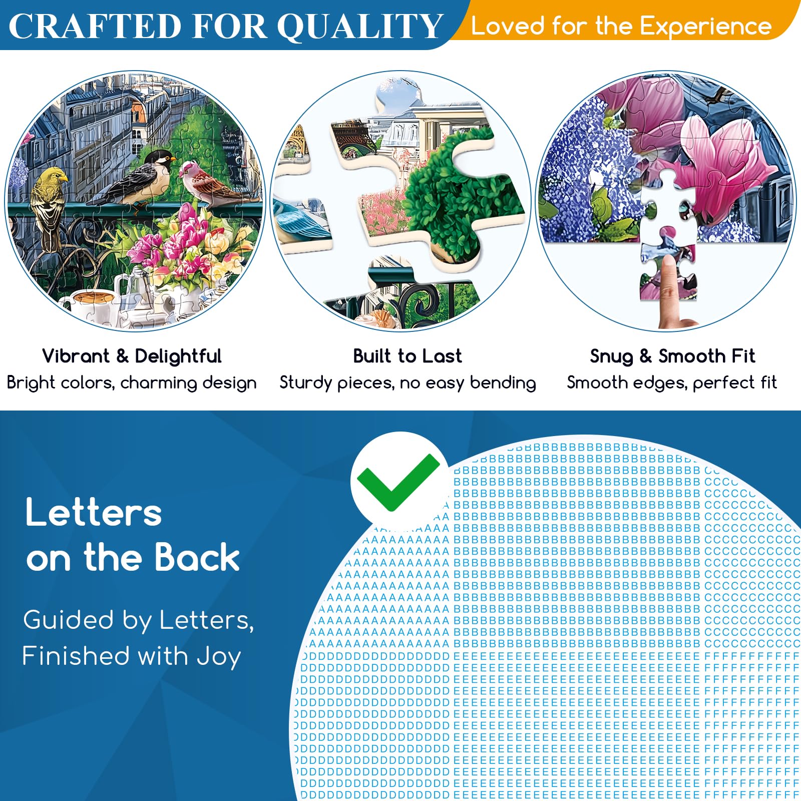 VoYouTwo recycled cardboard puzzle emphasizes sustainability and enjoyable puzzling.