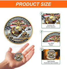 Vozekrod USMC 250th back coin honors heritage for display