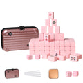 VPH Mini Chinese Mahjong tiles in water pink for portable, authentic gameplay.