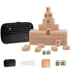 VPH mini mahjong travel case with tiles, ideal for on-the-go play.