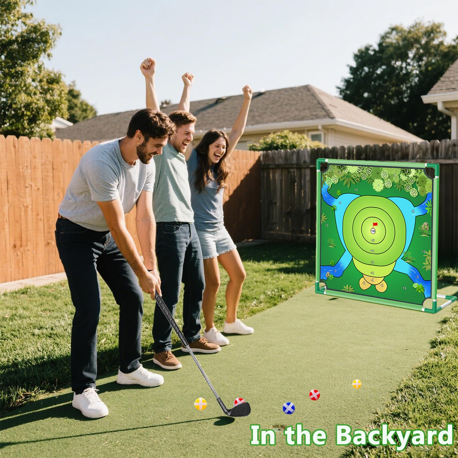 VQRZG Golf Chipping Game backyard play with family for casual rounds.