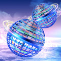 Vrainito Flying Orb Ball 2025 upgrade blue globe with lights for indoor fun
