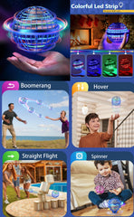Vrainito Flying Orb Ball 2025 upgrade launch with easy hand throw for instant fun