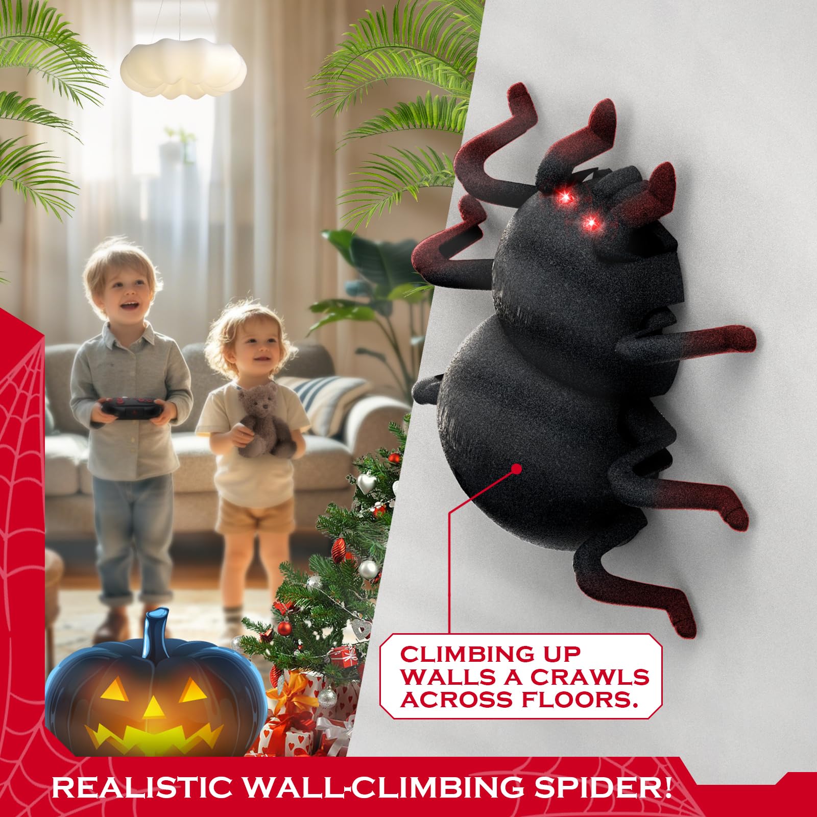 VRG Tarantula ABS body with eco-friendly flocking for tactile handling