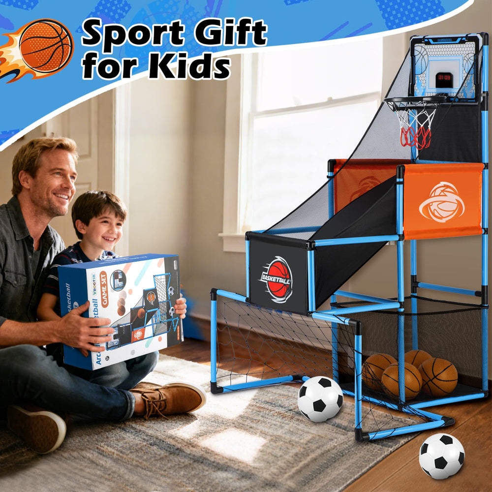 VROGTIK adjustable height arcade frame growing with your child