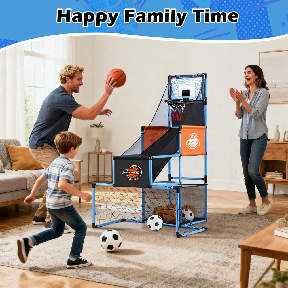 VROGTIK indoor outdoor 2-in-1 toy shown in a compact play space