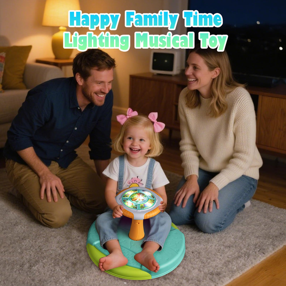 VROGTIK sturdy base ensures safe spins on carpet or floor