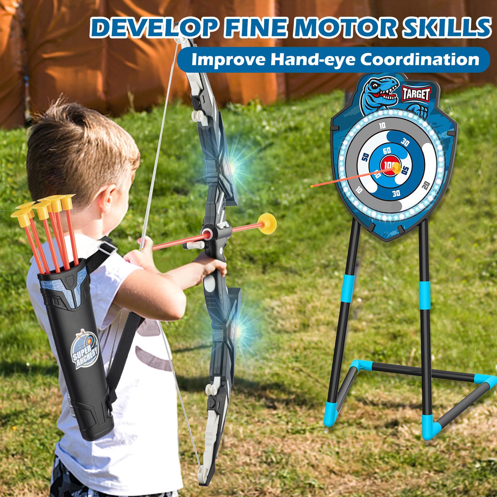 VROGTIK suction arrow set for safe indoor archery sessions