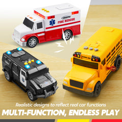 Vroomix Jova ambulance rear lights create convincing emergency scenes.